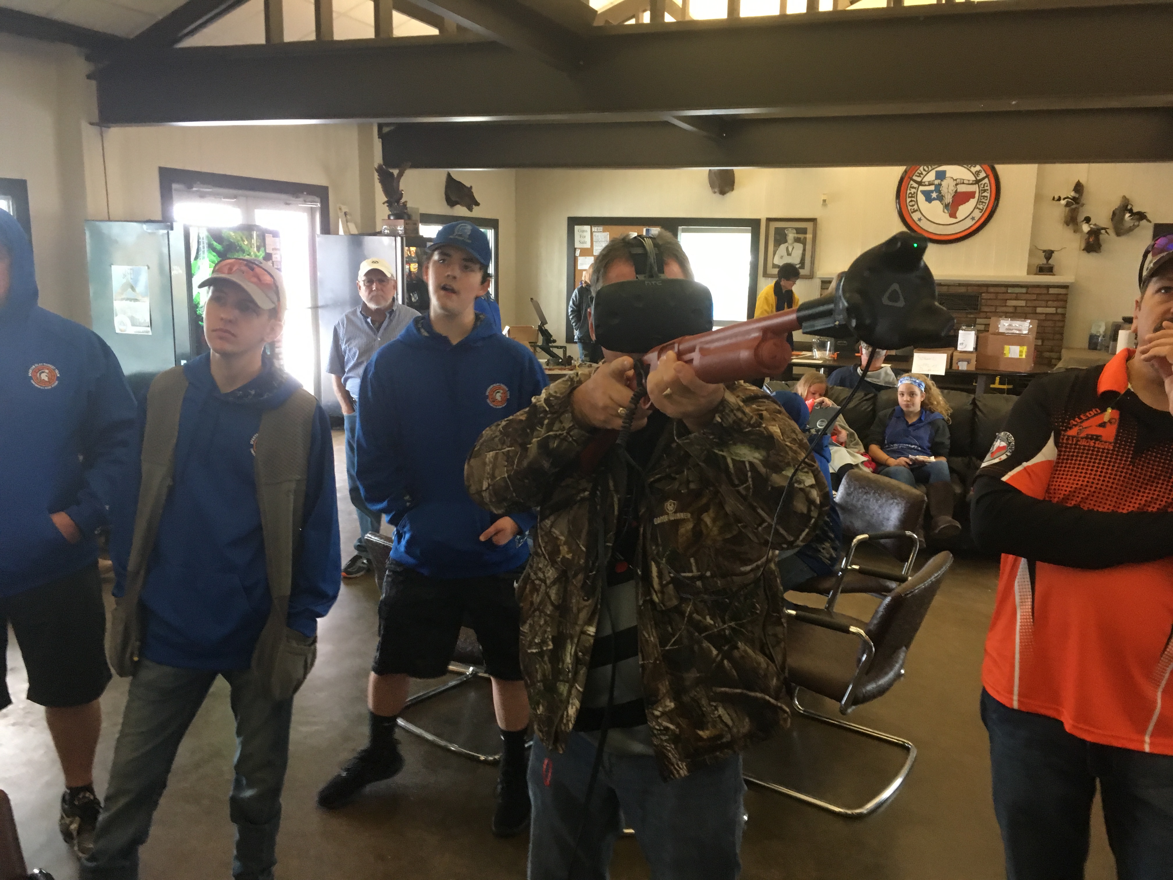 Shooting Teams Learn Clay Shooting VR Clazer